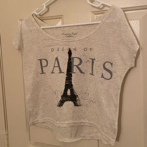 AE Cropped Paris Tee